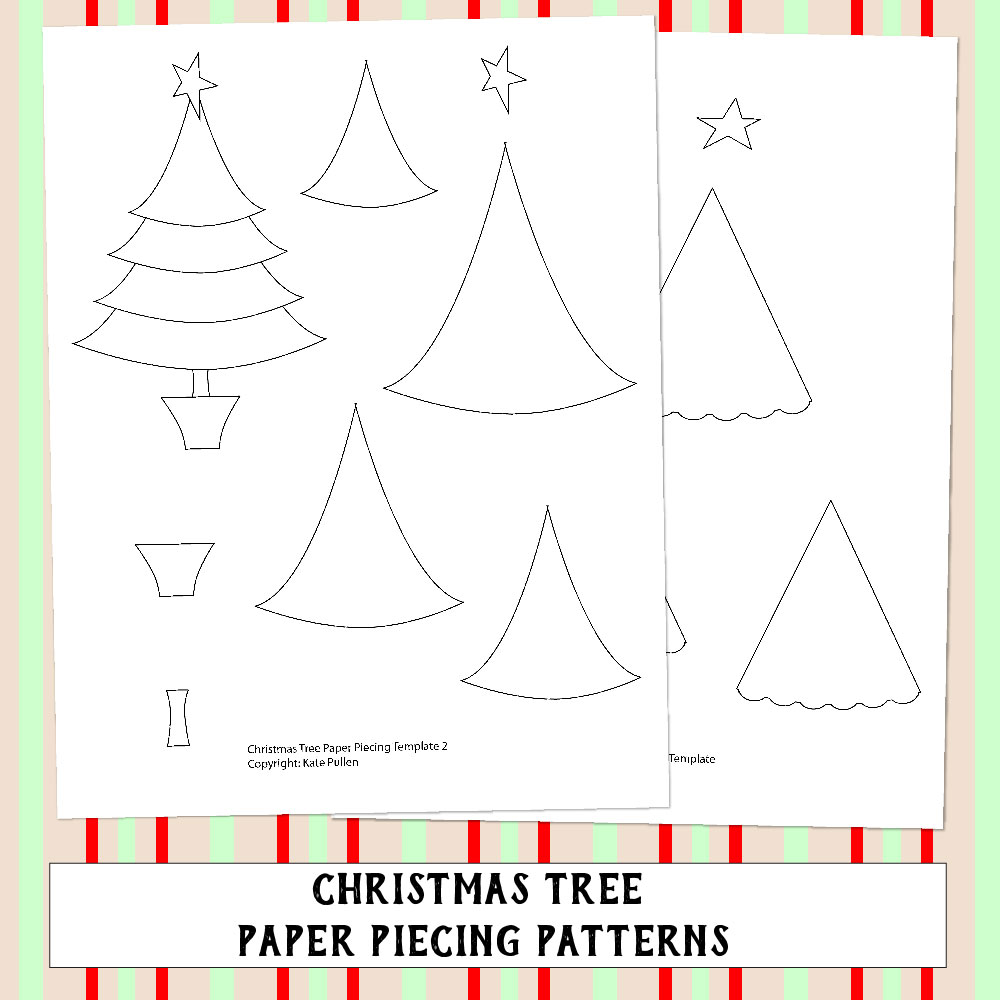 Christmas Tree Paper Piecing Patterns