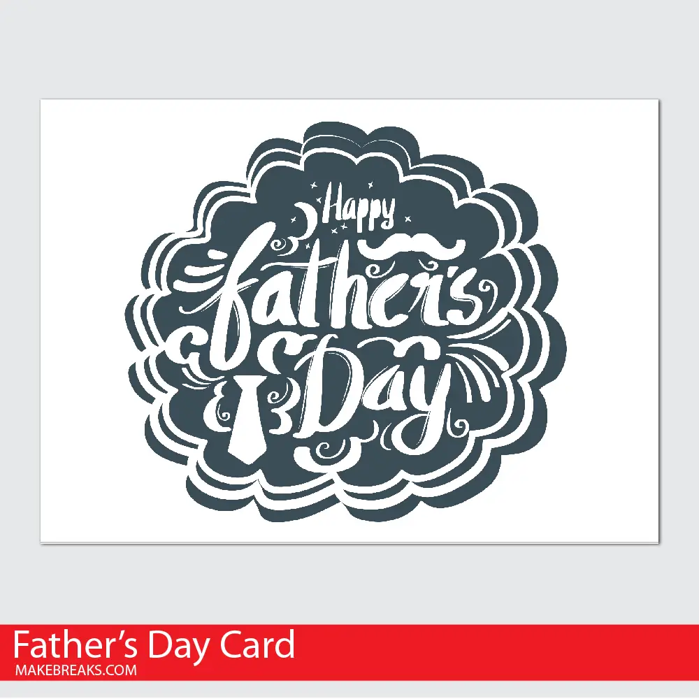 Free Printable Father’s Day Card