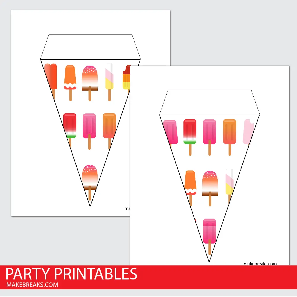 Free Printable Lolly Bunting