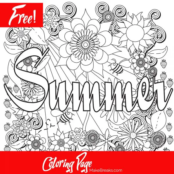 Coloring Pages Archives - Make Breaks