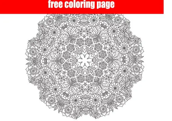 Free Printable Mandala Coloring - Intricate - Make Breaks