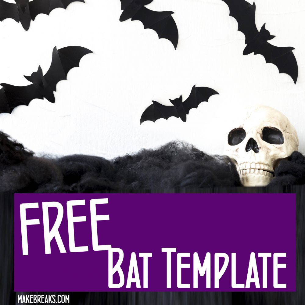 Free Halloween Bat Template