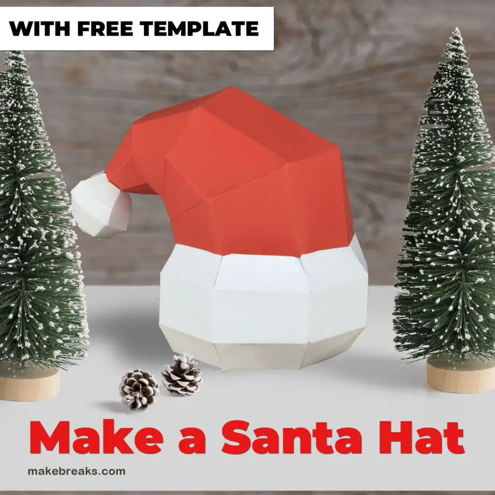 Tutorial: Make a DIY Santa Hat (With Free Template