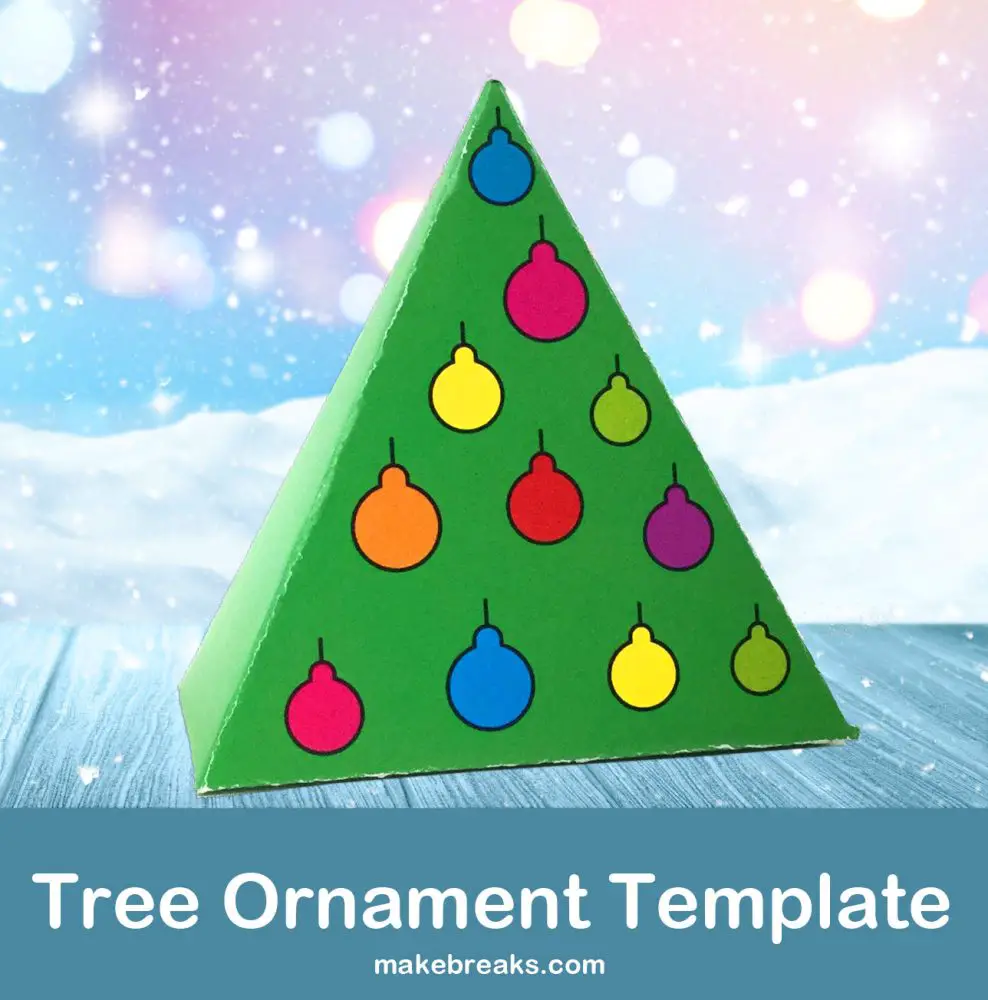 Tutorial: Make a DIY Folded Paper Christmas Tree Ornament (With Free Template)