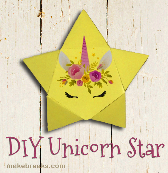 DIY Unicorn Star With Free Template Tutorial