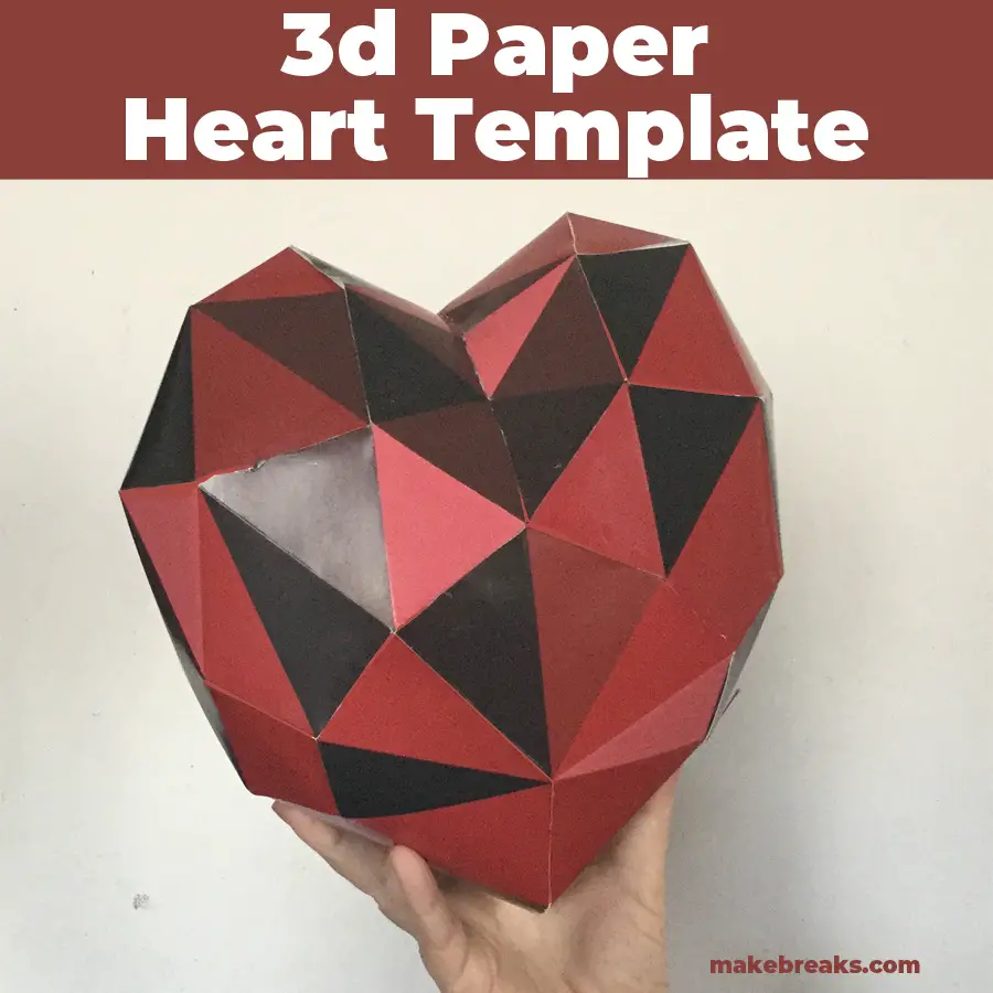 Tutorial: Low Poly Paper Heart Model
