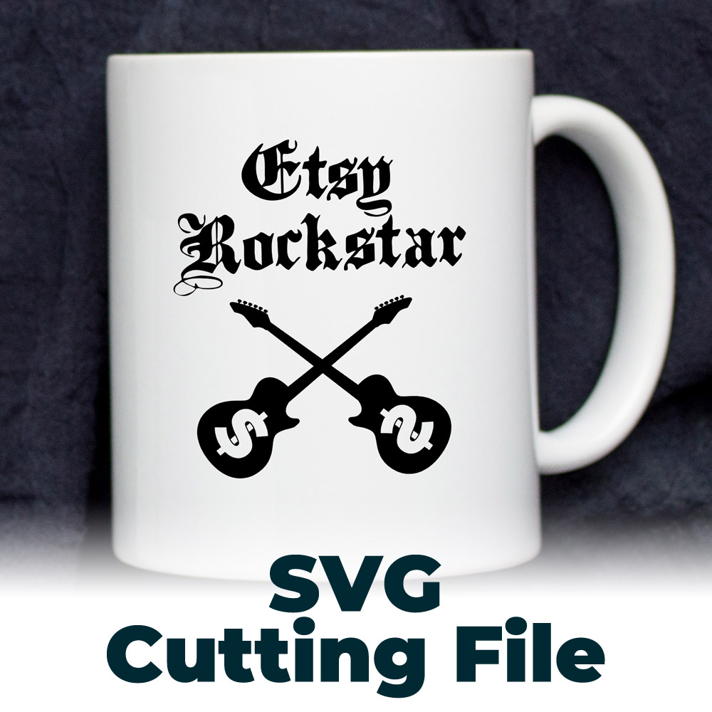 Free SVG Cutting File – Etsy Rockstar