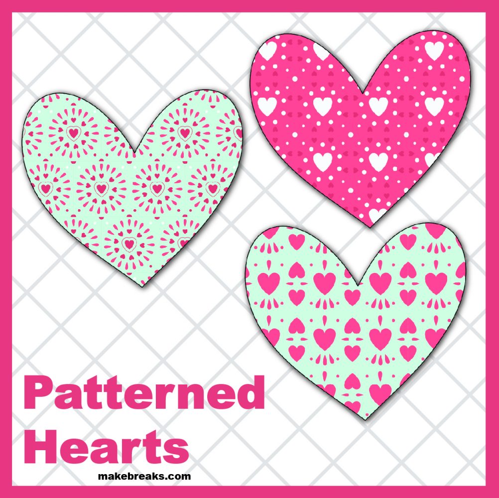 Free Printable Heart Template Vicky Barone Paper Heart Garland 
