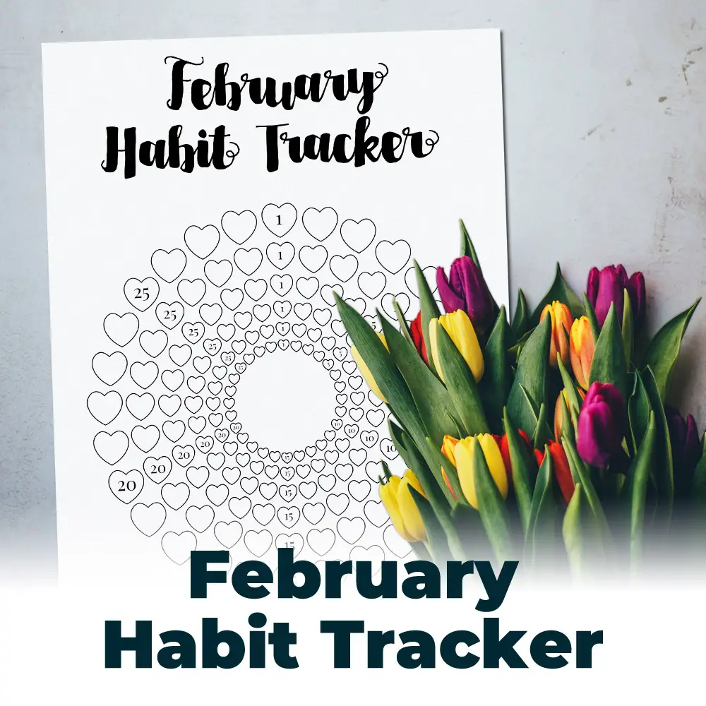 Free February Habit Tracker 2