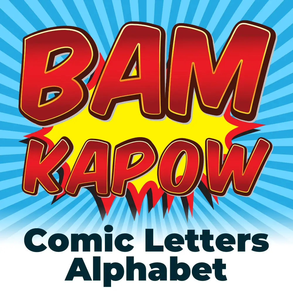 Free Comic Book Style Letters