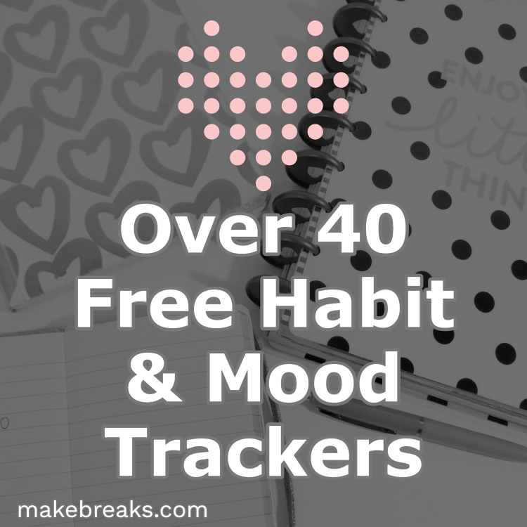 Free Undated Printable Habit and Mood Trackers – Over 40 Trackers for Your Bullet Journal and Planner