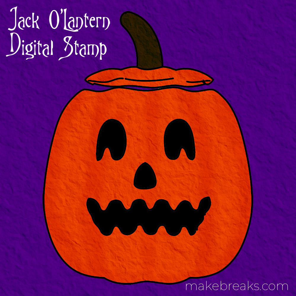 Free Digital Stamp – Jack O Lantern