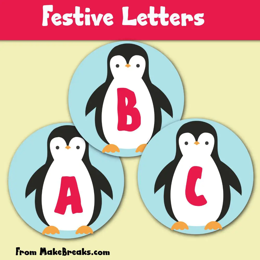 Penguin Letter Templates