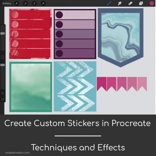 Make Custom Planner Stickers in Procreate Procreate 5 Tutorial Make