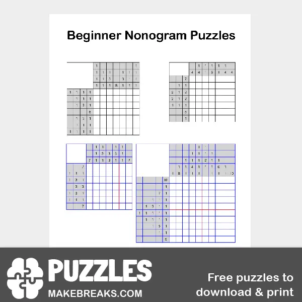 Beginner Nonogram Puzzle