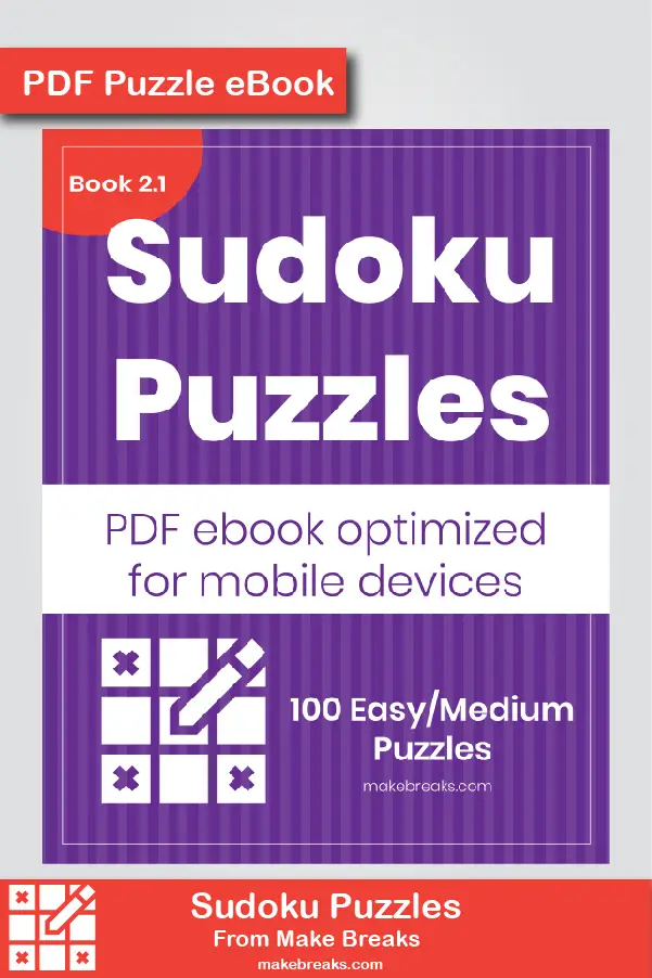 free 100 easy medium sudoku puzzle ebook 2 1 make breaks