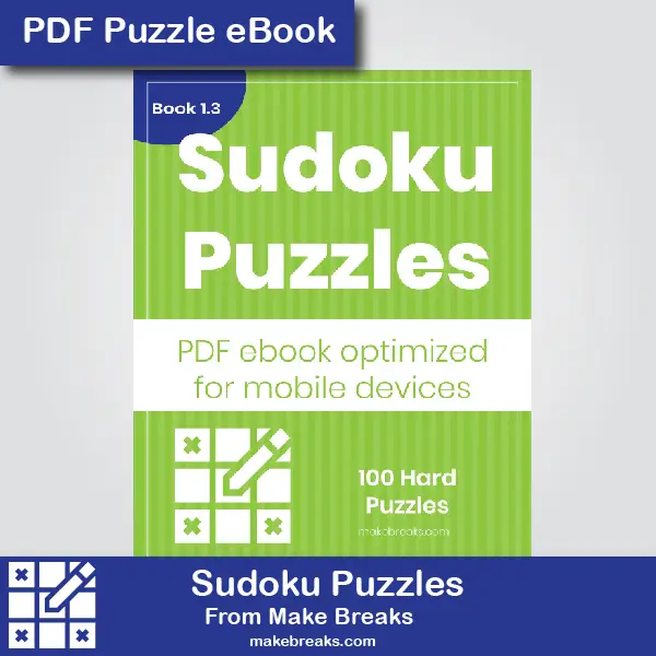 free 100 hard sudoku puzzle ebook 13 make breaks