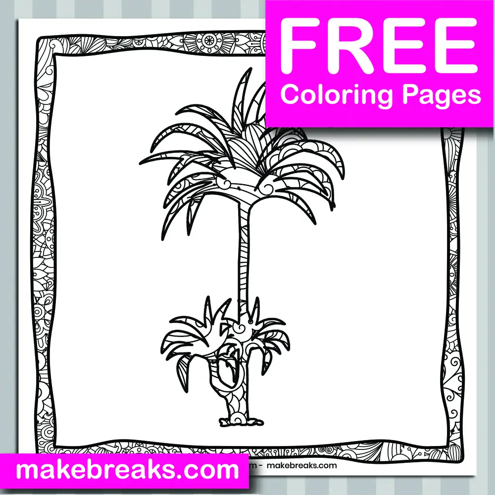 Free Tree (14) Coloring Page