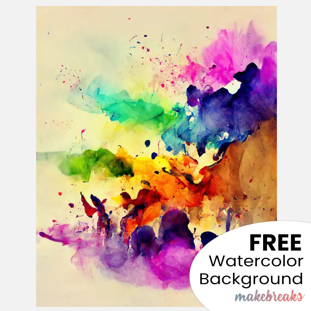 Free Colorful Watercolor Holi Pattern Background 3 Download