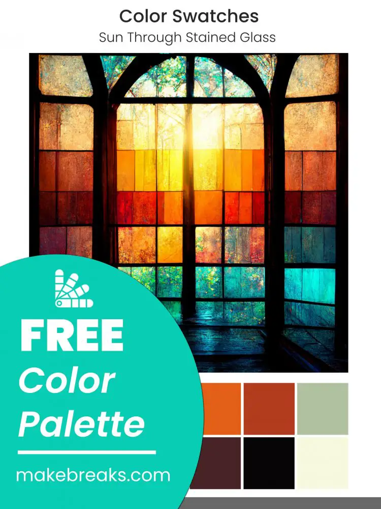Stained Glass – Free Jewel Tone Color Swatches for Procreate