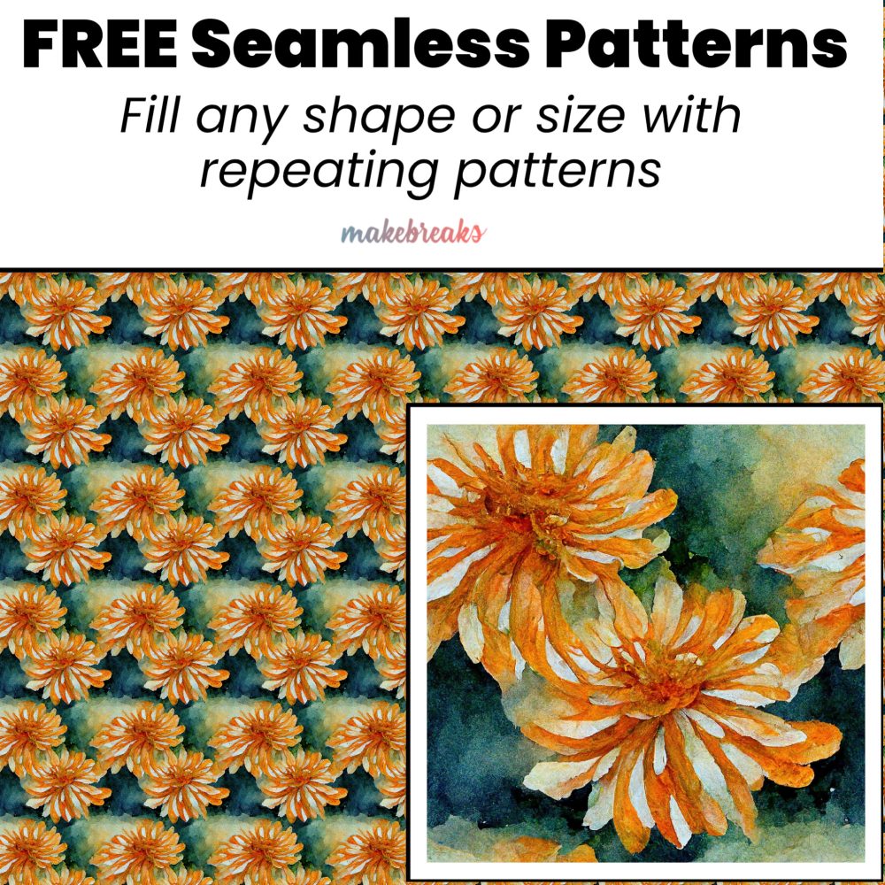 Marigold Flowers Seamless Pattern Tile