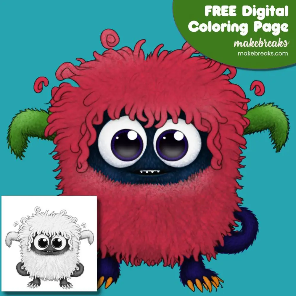 FREE Valentine Cute Critter Weekly Coloring Page – Week 6