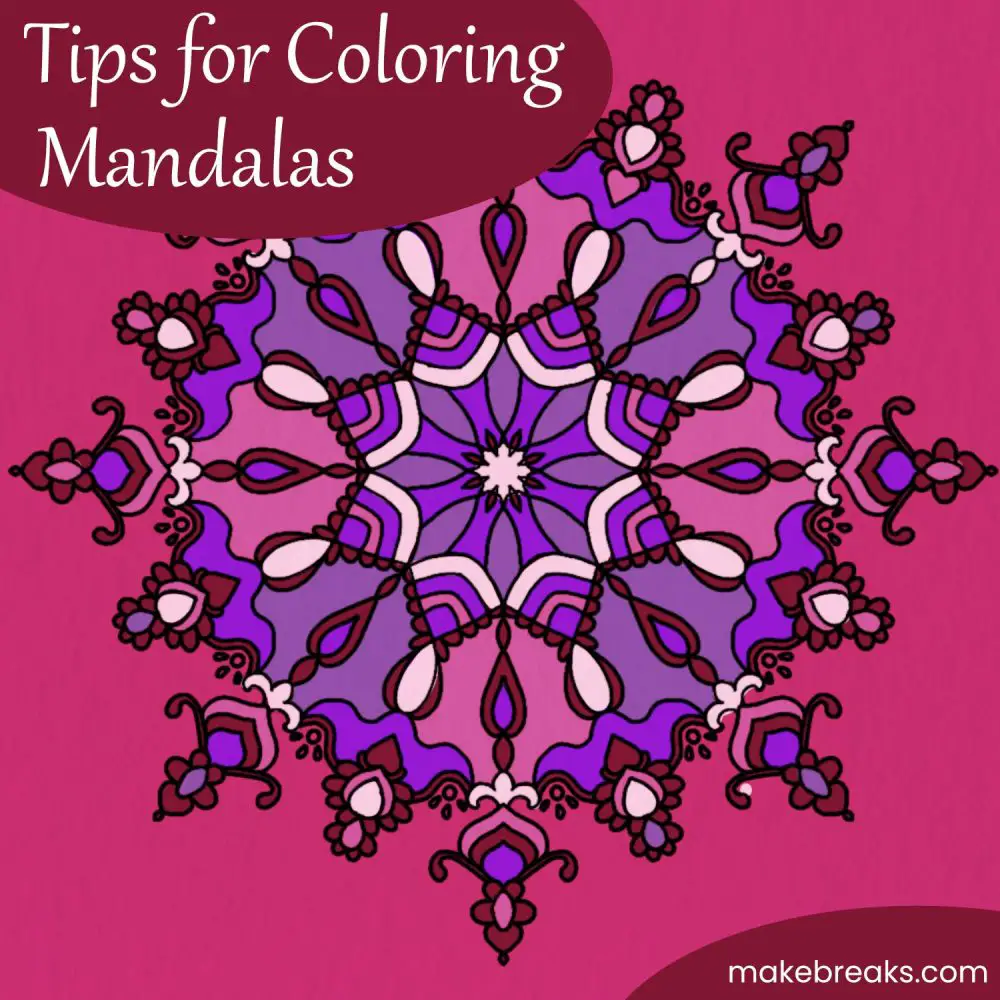 Tips for Coloring Mandalas