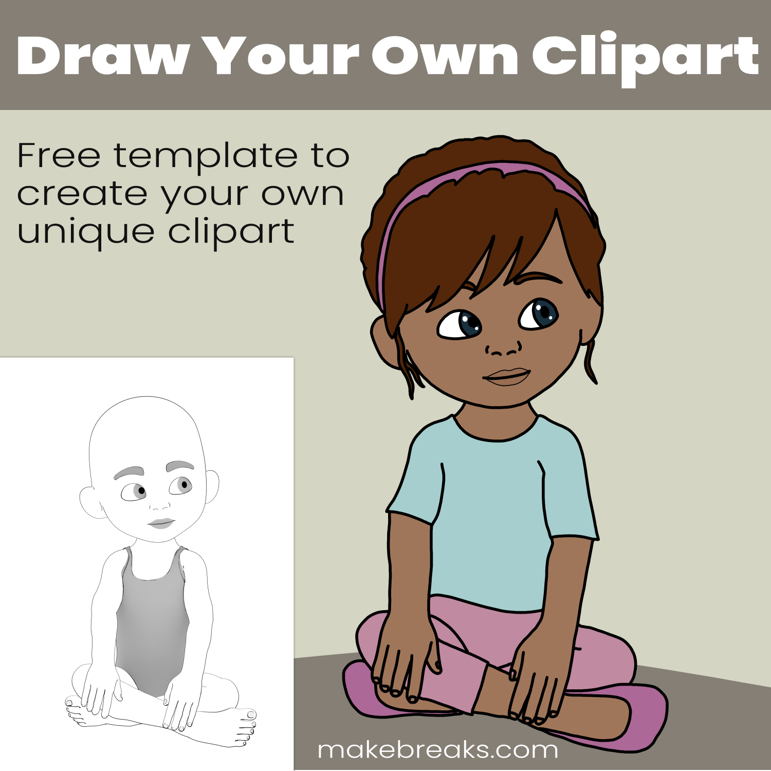 Draw Your Own Clipart – Free Template
