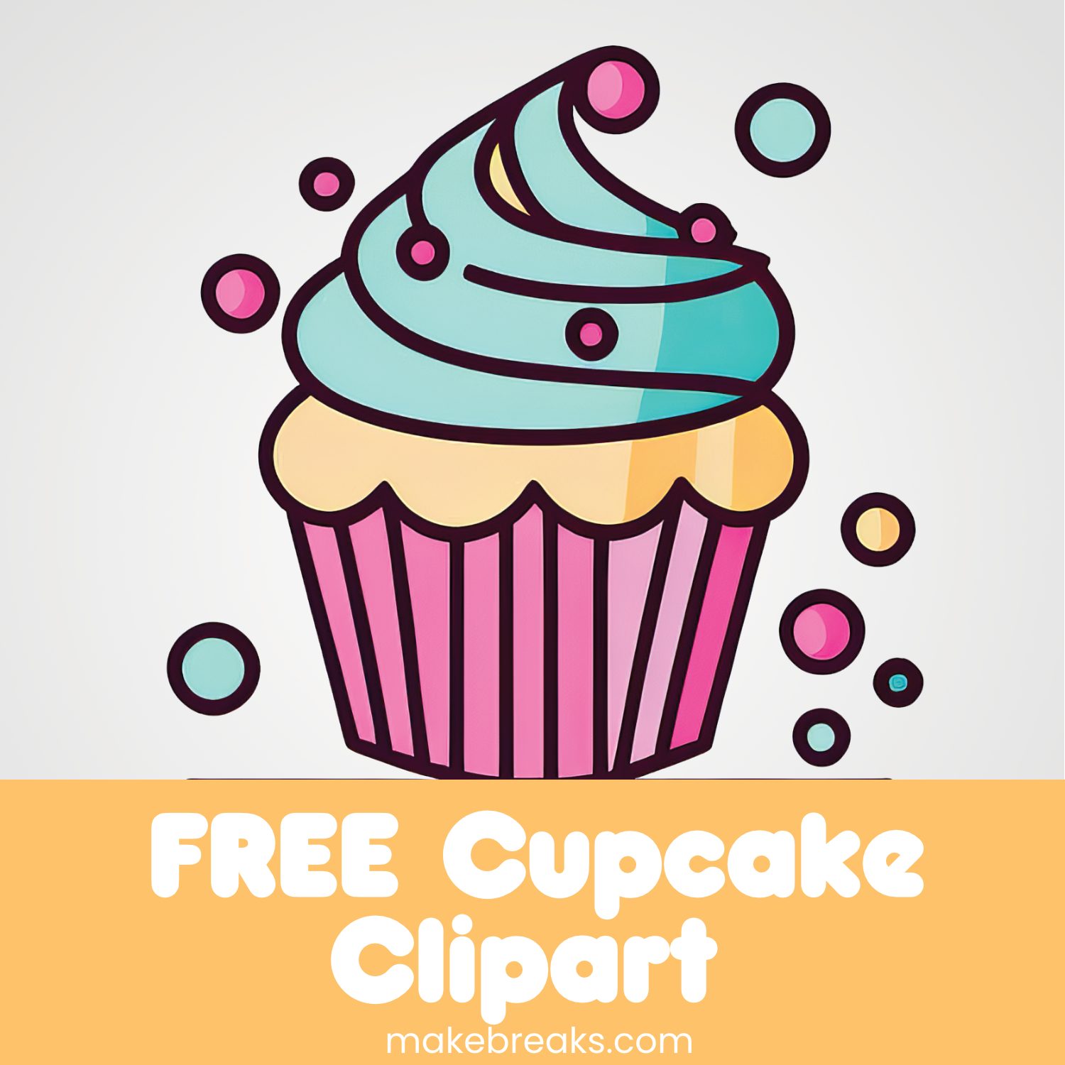 Free Cupcake Icon Clipart