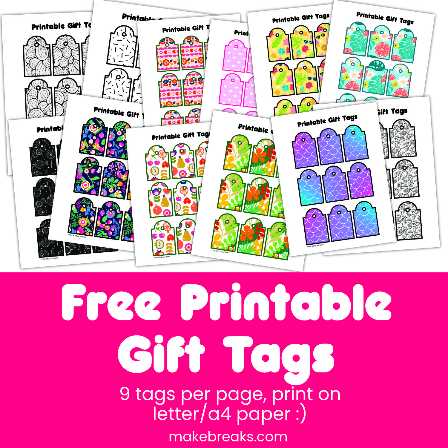 Free Printable Gift Tags for All Occasions