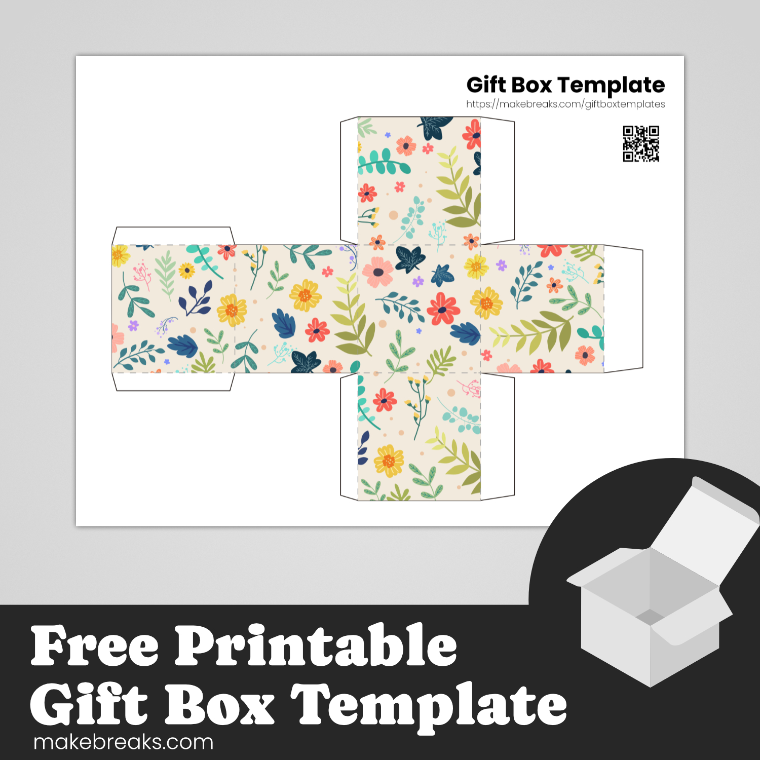 Floral Cube Box (2)