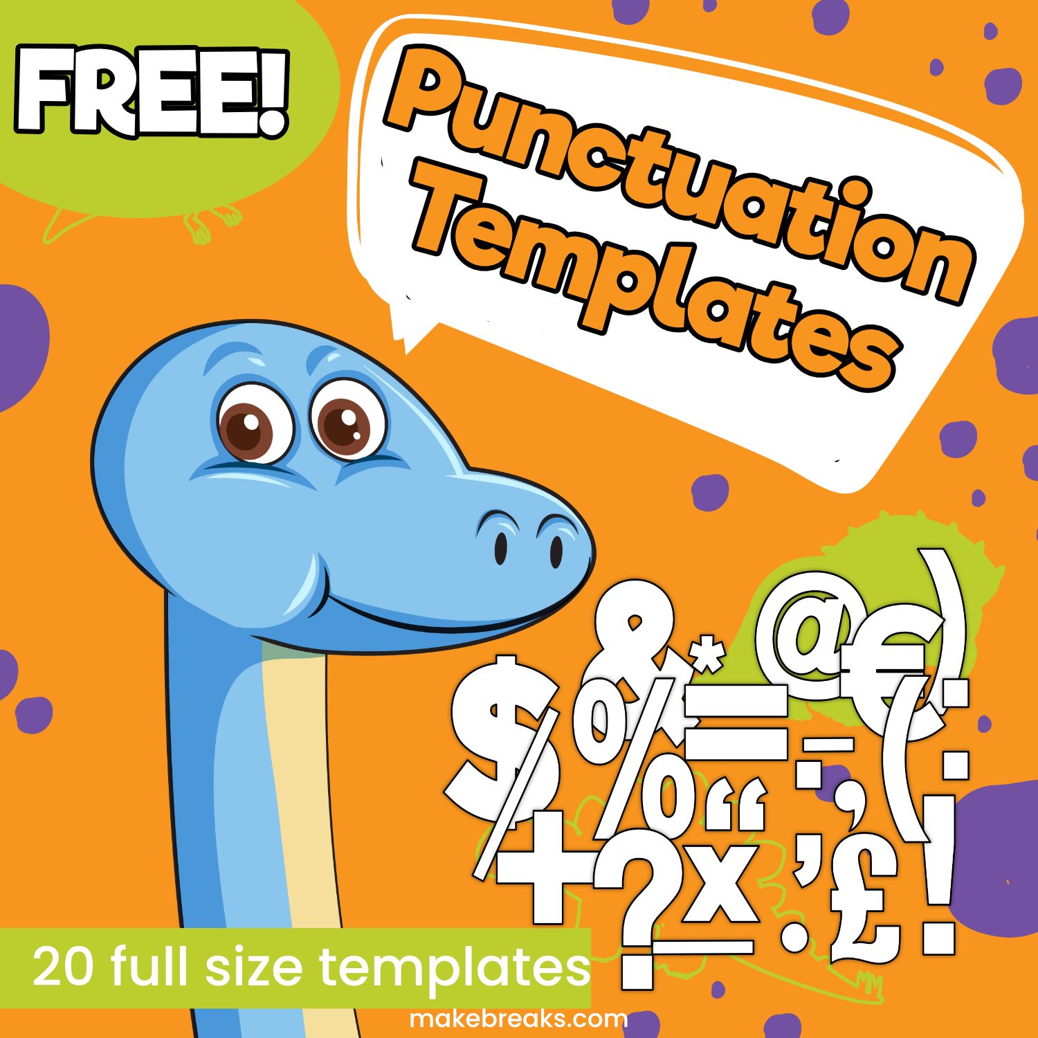 Free Printable Punctuation Templates